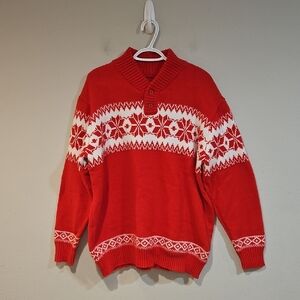 Red And White Christmas Sweater